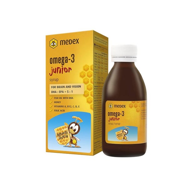 Medex Omega 3 Kinder Junior Sirup 140 ml