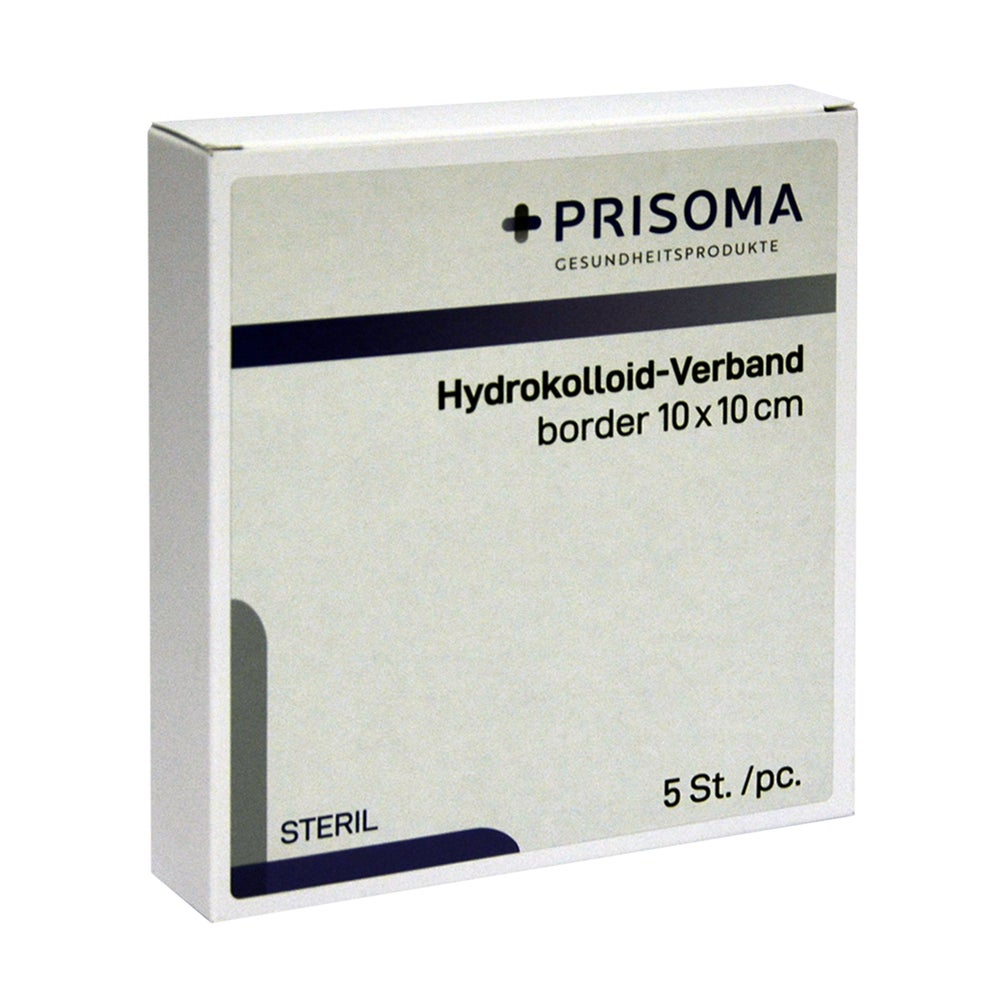 Hydrokolloid-verband Border 10x10 cm 5 St