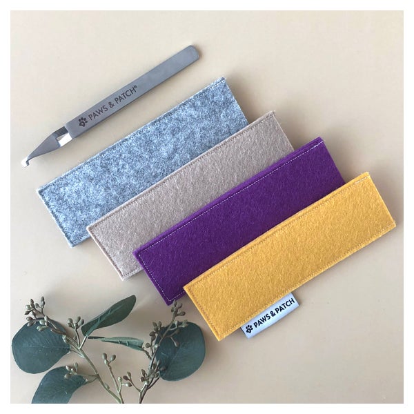 PAWS&PATCH Zeckenzange LUCY mit Etui in grau-meliert 1 St