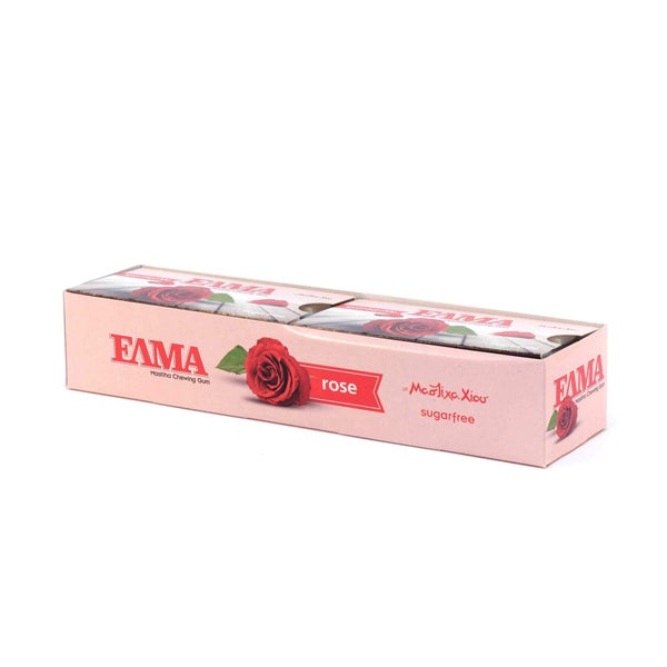 ELMA Rose Mastix-Kaugummi zuckerfrei Box (10 x 10) 100 St