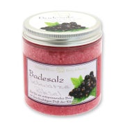 Badesalz schwarze Ribisel im Glas 300 g