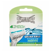 8 Wilkinson Quattro Titanium Sensitive Rasierklingen