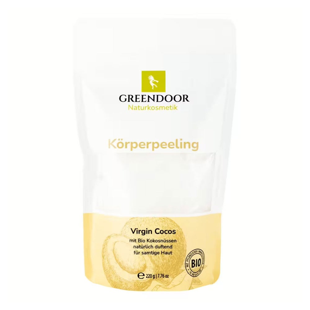 GREENDOOR Körperpeeling Virgin Kokosöl 220 g