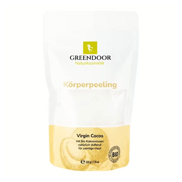 GREENDOOR Körperpeeling Virgin Kokosöl 220 g
