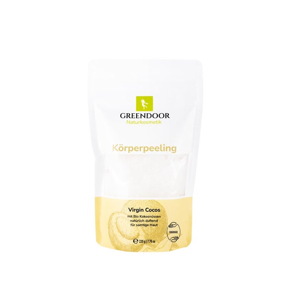 GREENDOOR Körperpeeling Virgin Kokosöl 220 g