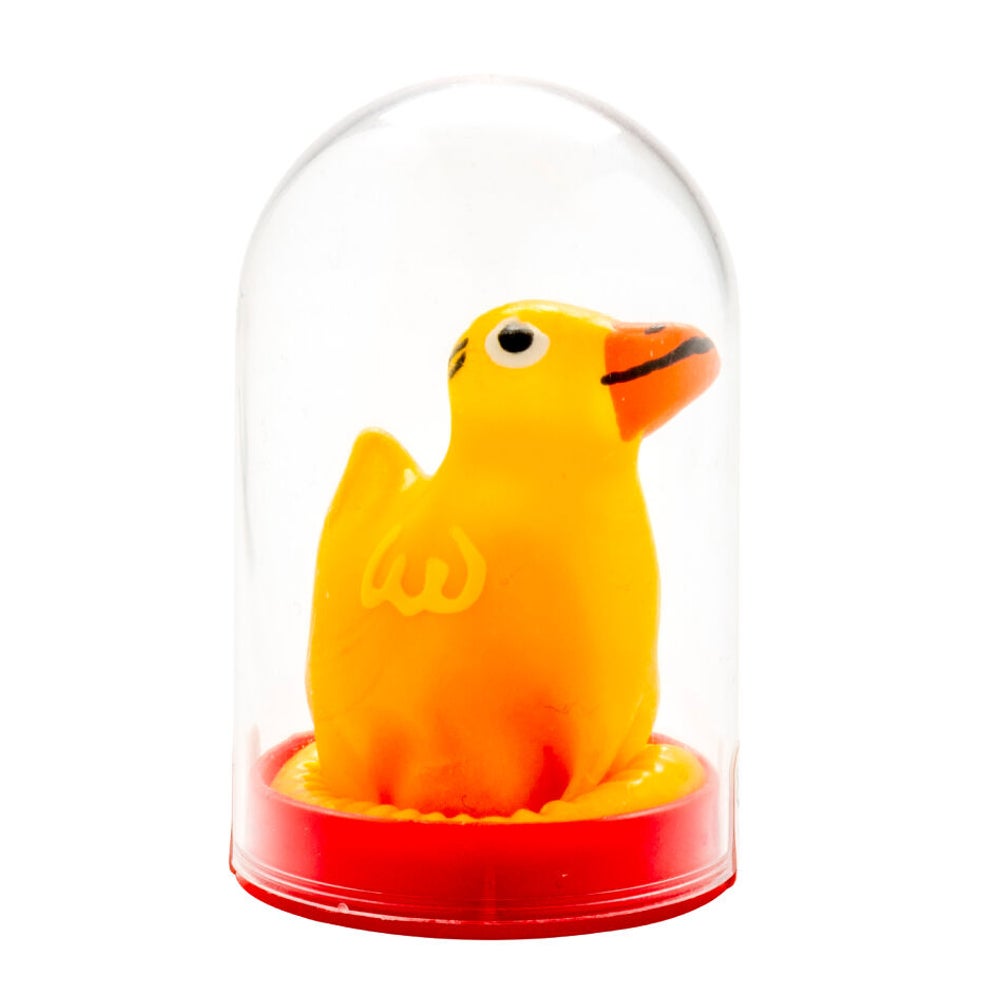Scherzkondom mit Figur «Ente» 1 Stück, handbemalt (1 Stück) 1 St