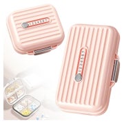 2 Stück Pillendose Tablettenbox 7 Tage Unterwegs Reise Wasse 1 St