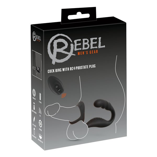 Rebel - Cock Ring with RC Prostate Plug 1 St