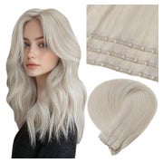 Extensions Echthaar Microbeads Microtressen glatt 55cm-50G 3 1 St