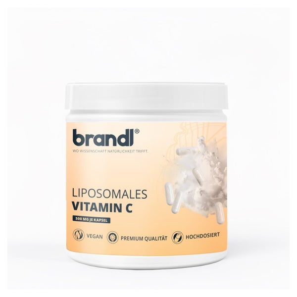 brandl® Liposomales Vitamin C hochdosiert vegan | Vit C (Ascorbinsäure) Kapseln extern laborgeprüft 120 St