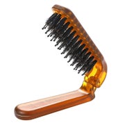 Faltbare Haarbürste Reisehaarbürste Pocket Mini Haarkamm Bor 1 St