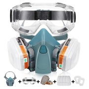 Chemikalien Atemschutzmaske Filterbox 8 Stück Baumwolle Bril 1 St