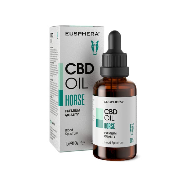 CBD OIL HORSE - Nähröl für Pferde, reich an Vitaminen für Wohlbefinden und Vitalität - 50 ml 50 ml