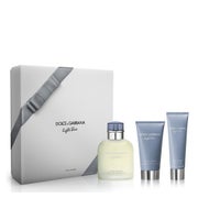 Dolce & Gabbana Light Blue Pour Homme Geschenkset für Männer Eau de Toilette 125ml + After Shave Balm 75ml + Duschgel 50ml 0,125 l