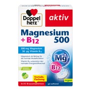 Doppelherz Magnesium 500+b12 Brausetabletten 6X15 St