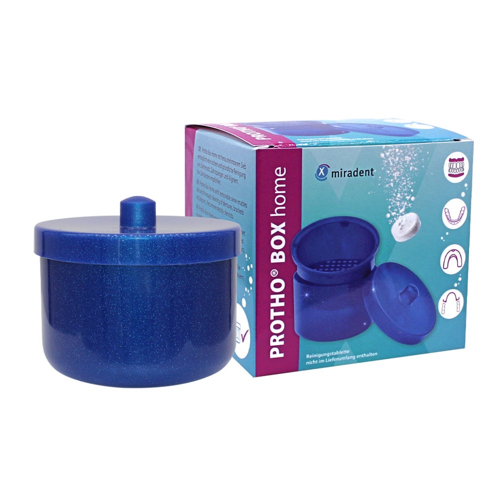 Miradent Protho Box Home Blau Glitzer 1 St