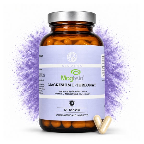 QIDOSHA Magnesium L-Threonat mit dem Markenrohstoff Magtein® 120 St