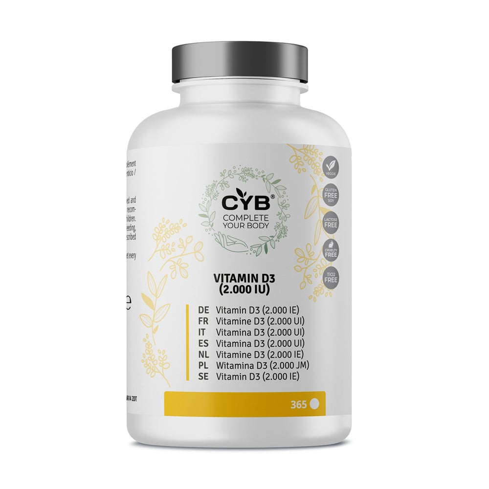 CYB Vitamin D3 2.000 I.E 365 St