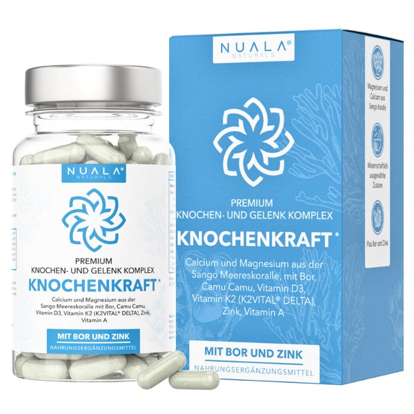 Nuala Naturals® - KNOCHENKRAFT Knochen- und Gelenk Komplex* 60 St