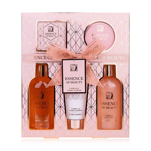 Accentra Badeset Essence of Beauty Vanilla & Sweet Almond Geschenkset 660 ml