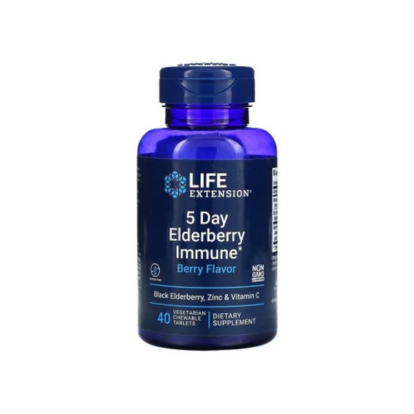 5 Tage Holunderbeere Immun, Kautabletten 40 St