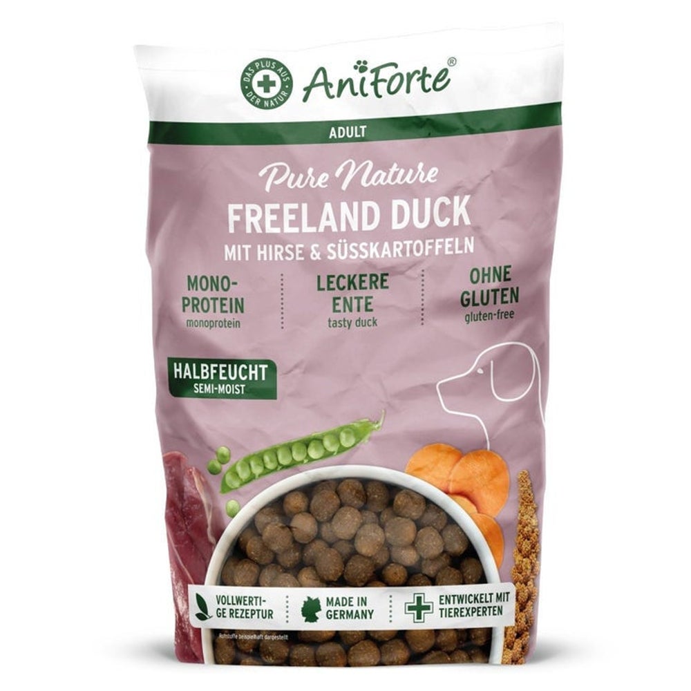 AniForte Trockenfutter FreelandDuck - Leckere Ente mit Hirse 12500 g