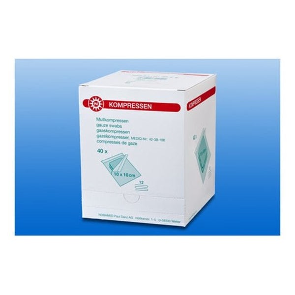 Noba Mullkompresse-steril 12-fach 2er Pack, 10 x 20 cm 320 St