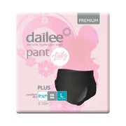 Dailee Pant Lady Plus Black L, 90 Stück