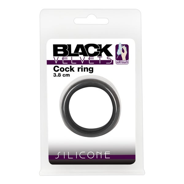 Black Velvets - Penisring mit Druckeffekt 1 St