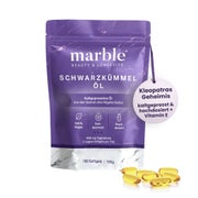 marble Schwarzkümmelöl – 100 % kaltgepresst & hochdosiert in veganen Softgels 180 St