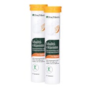 Produktabbildung: DocMorris Multivitamin Brausetabl. Duo 2X20 St