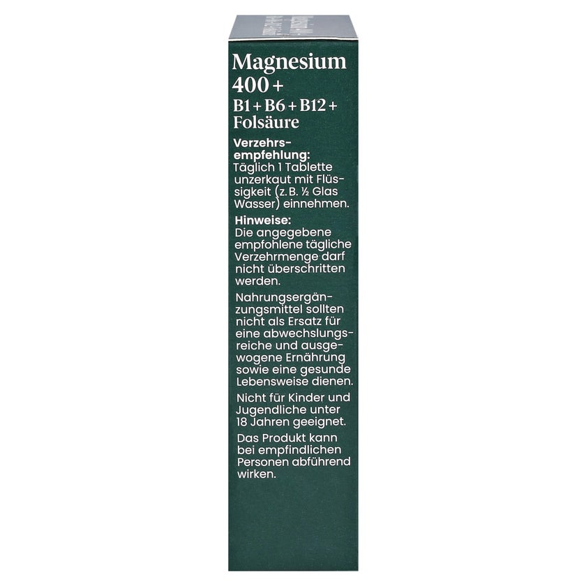 DocMorris Magnesium 400 mg - Mit B-Vitaminen gegen Müdigkeit & für Muskeln, 60 St