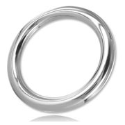 Metal Hard - Polierter-Penisring 1 St