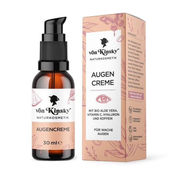 Von Kinsky Bio Augencreme Aloe Vera+vitamin C 30 ml