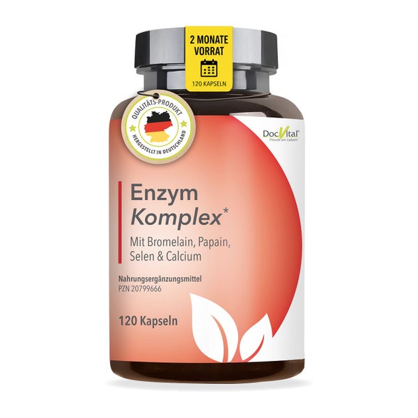DocVital® Enzym Komplex – Bromelain & Papain 120 Kapseln 120 St