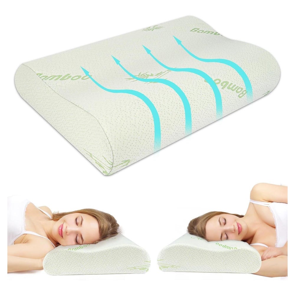 Memory Schaum Schlafkissen, Orthopädisches Nackenstützkissen 1 St