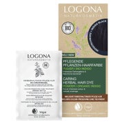 Produktabbildung: Logona Pflanzen-Haarfarbe Pulver Indigo Schwarz Bio 100 g