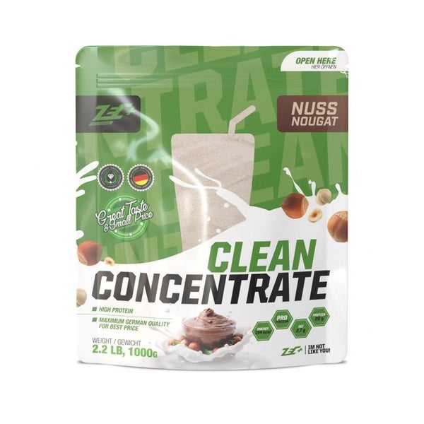ZEC+ CLEAN CONCENTRATE Protein/ Eiweiß Nuss Nugat 1000 g