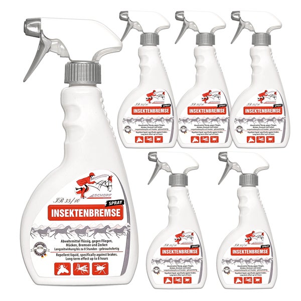 Silberkraft Insekten-Abwehrspray Pferde 6 x 500 ml 3000 ml
