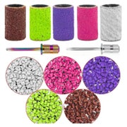 300 Stk. Schleifhülsen Nagelfräser 80/120/150/180/240 Grit i 1 St