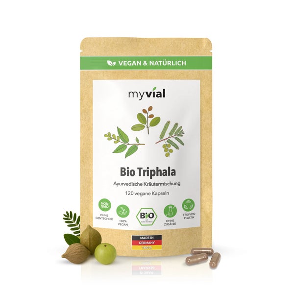 myvial® Bio Triphala Kapseln 120 Stück vegan 120 St