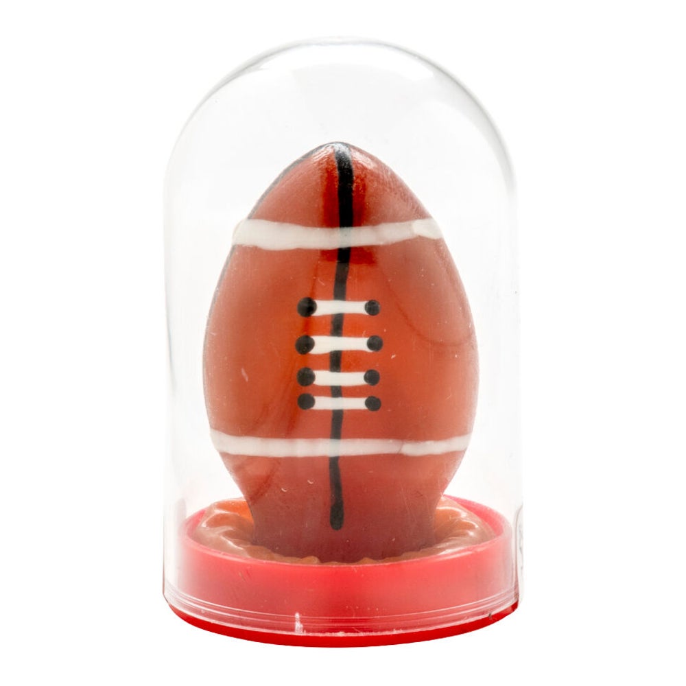 Scherzkondom „Rugby-Ball“ – Handbemalt, Naturlatex Sportfans (1 Stück) 1 St