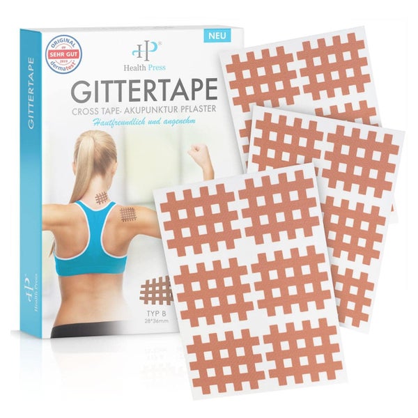 Health Press® Gittertape Typ B Hautfarben 120 St