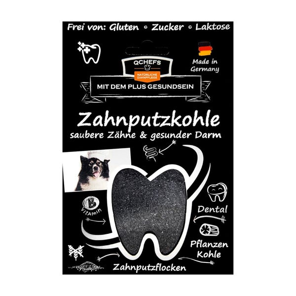 QCHEFS Zahnputzkohle 80 g