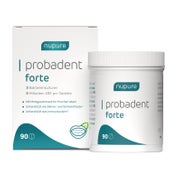 Produktabbildung: Nupure Probadent Forte 3 Bakt.kult.5 Mrd.kbe Lut. 90 St