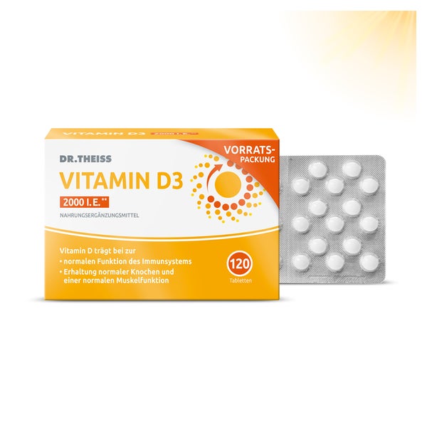 Dr.theiss Vitamin D3 Tabletten 2000 I.e. 120 St