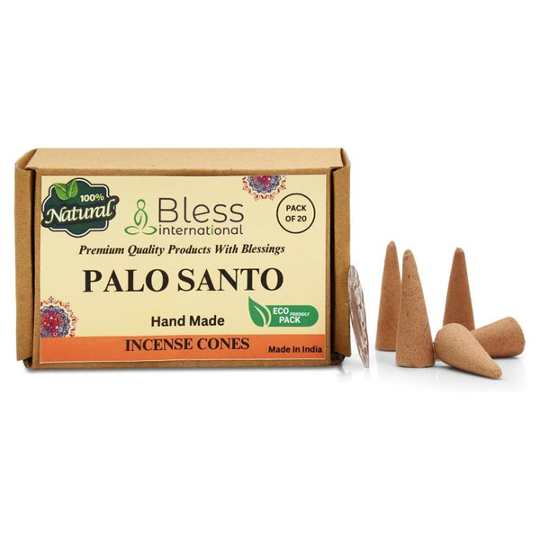 Räucherkegel Palo Santo Handgedippt Bio Palo Santo Pack Of 2 1 St