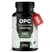 OPC Traubenkernextrakt - 260 Kapseln - Bloom Naturals 260 St
