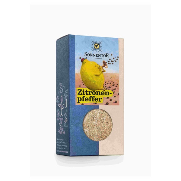 Zitronenpfeffer bio 70 g – Fruchtig-scharfe Bio-Gewürzmischung