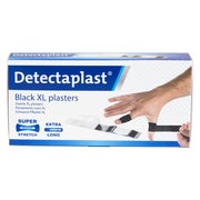 Detectaplast Pflaster Schwarz Elastic 180x20mm 50 St